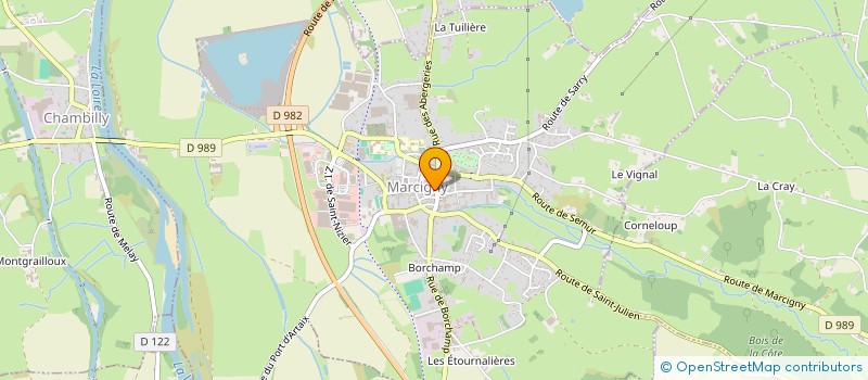 localisation de l'entreprise MADAME SEVERINE DAUVERGNE à MARCIGNY