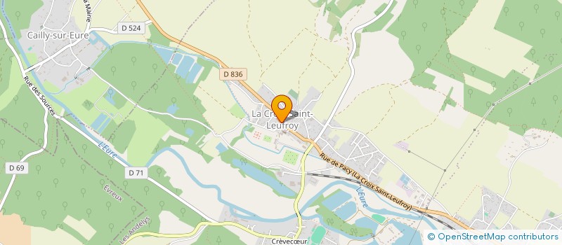 localisation de l'entreprise MADAME SEVERINE DE WITASSE THEZY  CLEF VALLEE D'EURE