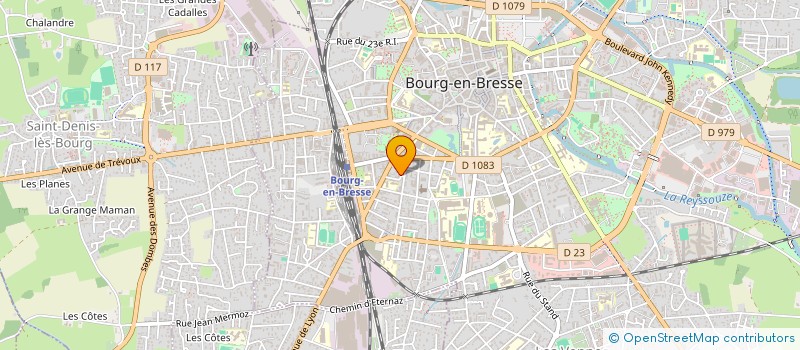 localisation de l'entreprise MADAME SEVERINE DEBOURG à BOURG-EN-BRESSE