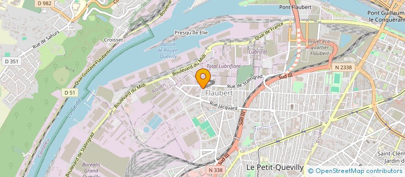 localisation de l'entreprise MADAME SEVERINE DECARME à LE PETIT-QUEVILLY