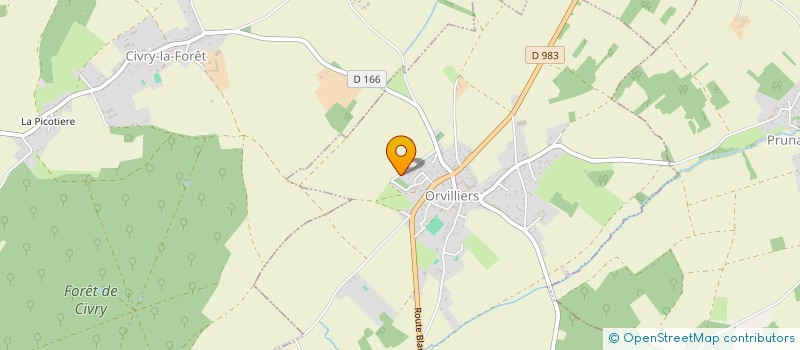 localisation de l'entreprise MADAME SEVERINE DECOIN  ORVILLIERS