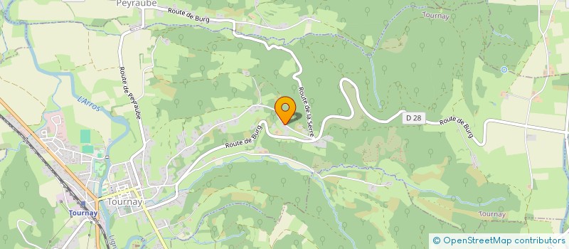 localisation de l'entreprise MADAME SEVERINE DECORNOY  TOURNAY