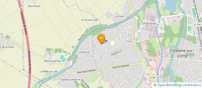 localisation de l'entreprise MADAME SEVERINE DECOURT à CHALETTE-SUR-LOING