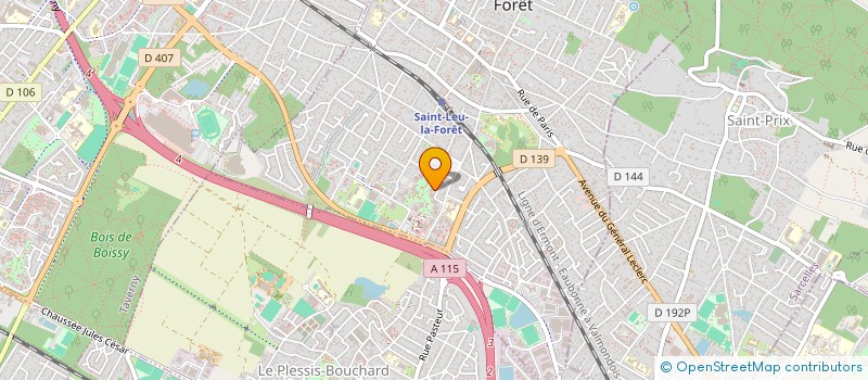 localisation de l'entreprise MADAME SEVERINE DEDDOUCH  SAINT-LEU-LA-FORET