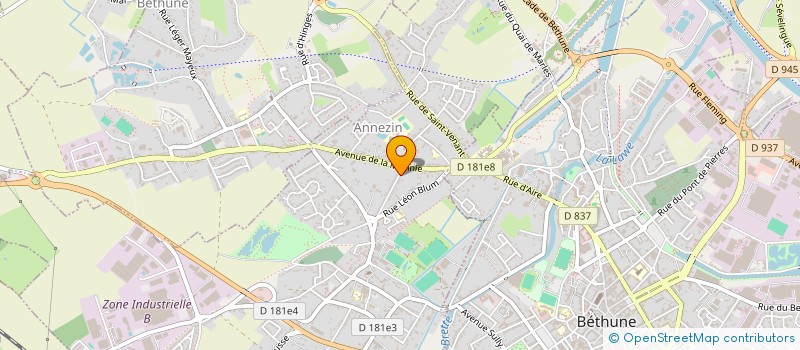 localisation de l'entreprise MADAME SEVERINE DELANDRE à FOUQUIERES-LES-BETHUNE
