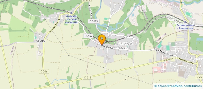 localisation de l'entreprise MADAME SEVERINE DEMARLE  LA CELLE-SUR-MORIN