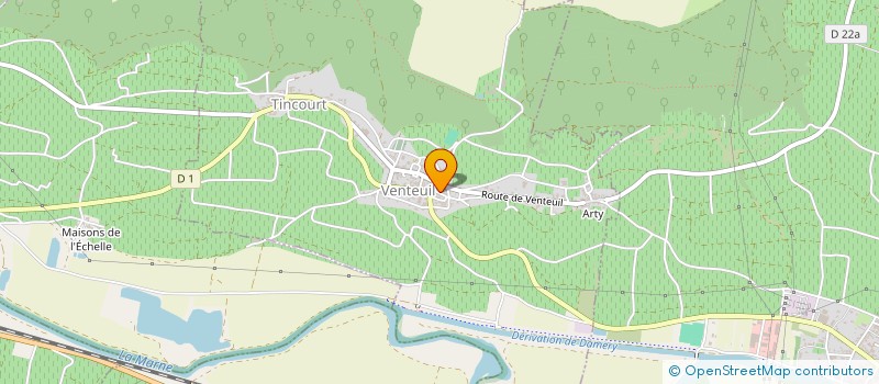 localisation de l'entreprise MADAME SEVERINE DEMAY  VENTEUIL