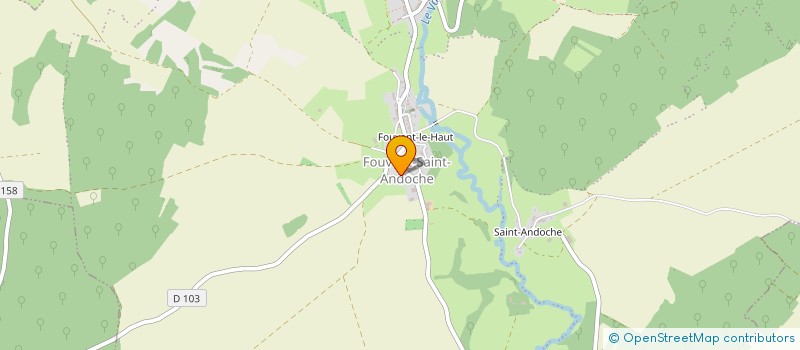 localisation de l'entreprise MADAME SEVERINE DEMONTFAUCON  FOUVENT-SAINT-ANDOCHE