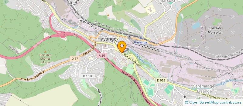 localisation de l'entreprise MADAME SEVERINE DENAES  HAYANGE