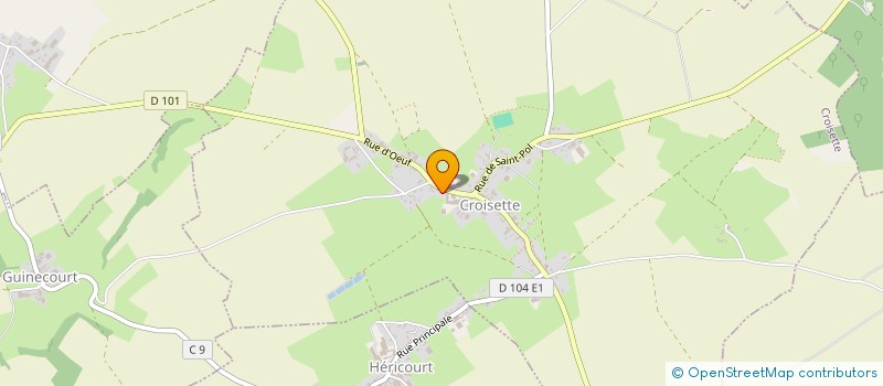 localisation de l'entreprise MADAME SEVERINE DENIS  CROISETTE