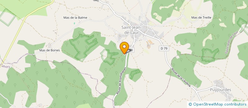 localisation de l'entreprise MADAME SEVERINE DESCATEAUX  VIDAILLAC