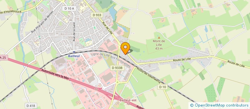 localisation de l'entreprise MADAME SEVERINE DESMET à BAILLEUL