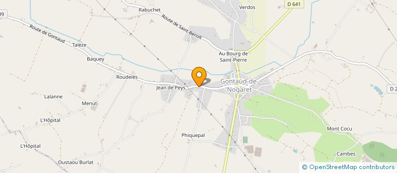 localisation de l'entreprise MADAME SEVERINE DESMONS  GONTAUD-DE-NOGARET