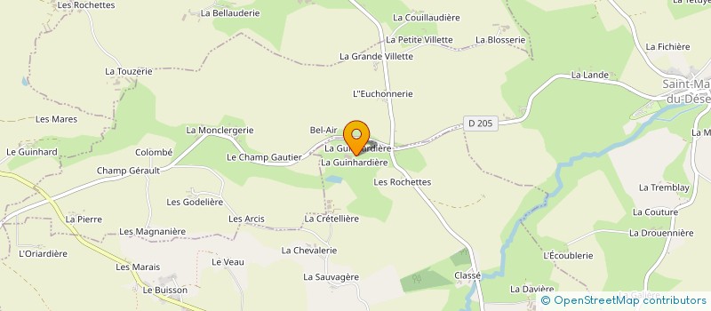 localisation de l'entreprise MADAME SEVERINE DEVERGILLE à SAINT-GERMAIN-DE-COULAMER