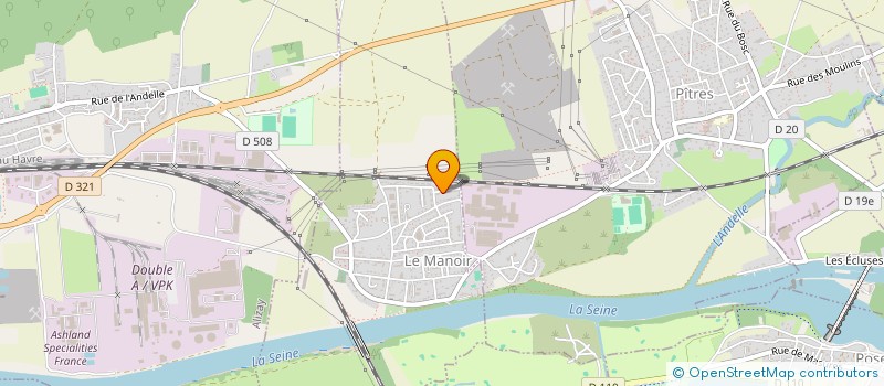 localisation de l'entreprise MADAME SEVERINE DEVILLIER  LE MANOIR