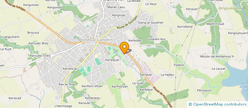 localisation de l'entreprise MADAME SEVERINE DHEE  PLONEOUR-LANVERN
