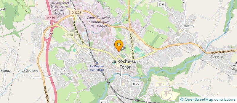 localisation de l'entreprise MADAME SEVERINE DHERS  LA ROCHE-SUR-FORON