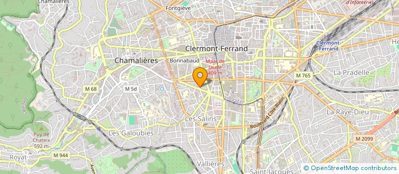 localisation de l'entreprise MADAME SEVERINE DIEUZE  CLERMONT-FERRAND