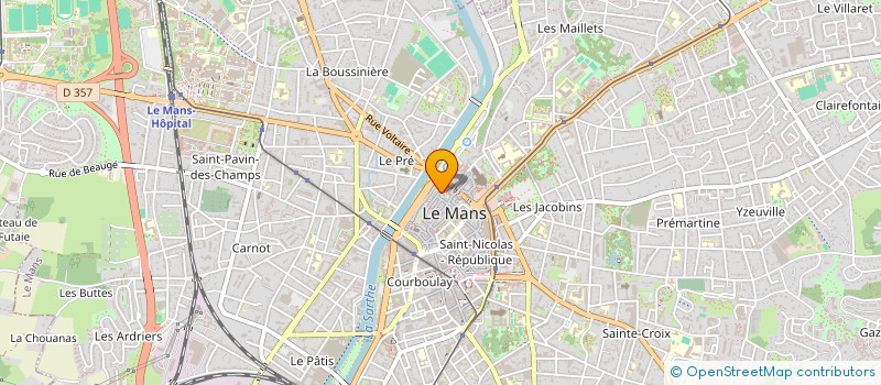 localisation de l'entreprise MADAME SEVERINE DOLEANS  LE MANS