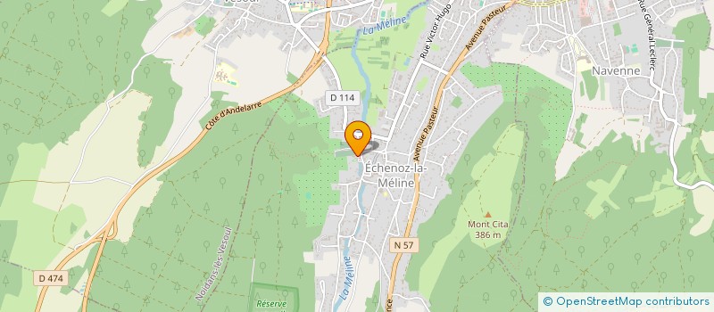 localisation de l'entreprise MADAME SEVERINE DORMOY  ECHENOZ-LA-MELINE