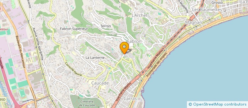 localisation de l'entreprise MADAME SEVERINE DOUCEMENT à NICE