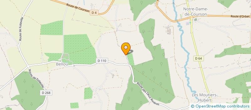 localisation de l'entreprise MADAME SEVERINE DOZEVILLE  LIVAROT-PAYS-D'AUGE