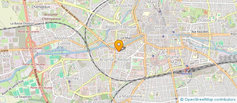 localisation de l'entreprise MADAME SEVERINE DRONIOU  RENNES