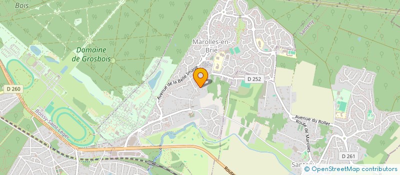 localisation de l'entreprise MADAME SEVERINE DROUX  MAROLLES-EN-BRIE