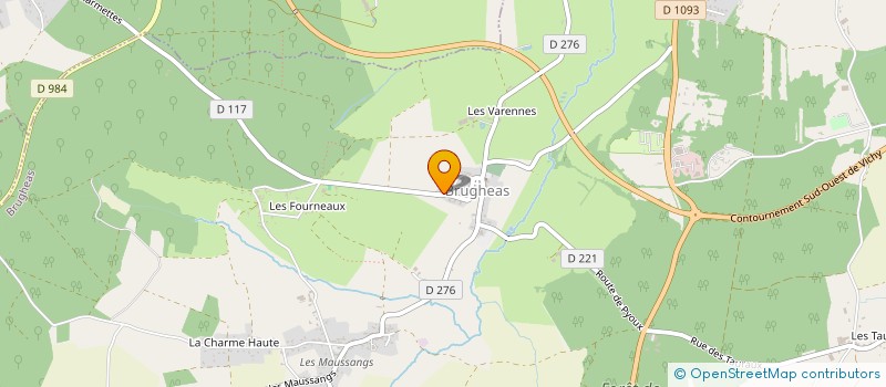 localisation de l'entreprise MADAME SEVERINE DRUCKER  BRUGHEAS