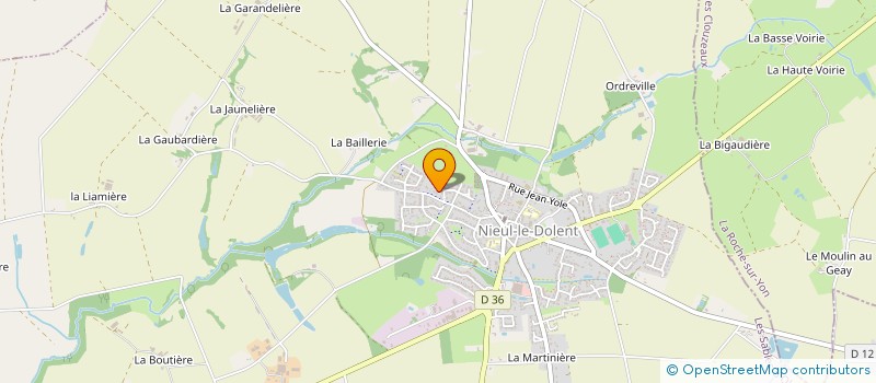 localisation de l'entreprise MADAME SEVERINE DUBOIS  NIEUL-LE-DOLENT