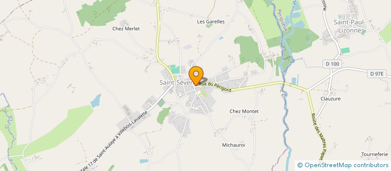 localisation de l'entreprise MADAME SEVERINE DUBUT  SAINT-SEVERIN