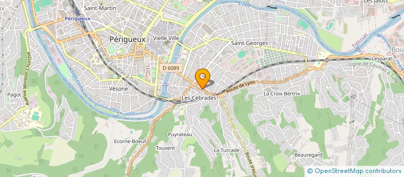 localisation de l'entreprise MADAME SEVERINE DUCHESNE  PERIGUEUX