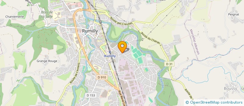 localisation de l'entreprise MADAME SEVERINE DUCRET  RUMILLY