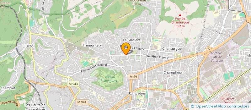 localisation de l'entreprise MADAME SEVERINE DUCROUX  CLERMONT-FERRAND