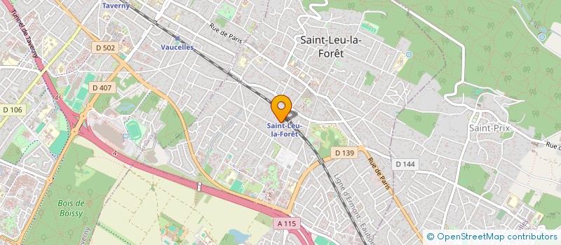 localisation de l'entreprise MADAME SEVERINE DUDOUIT  SAINT-LEU-LA-FORET