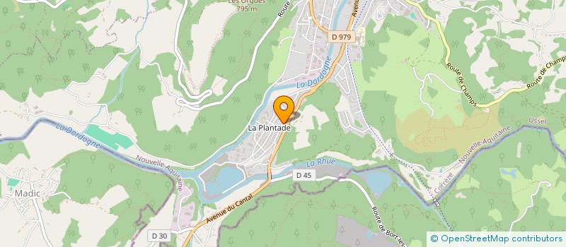 localisation de l'entreprise MADAME SEVERINE DUFOUR  BORT-LES-ORGUES