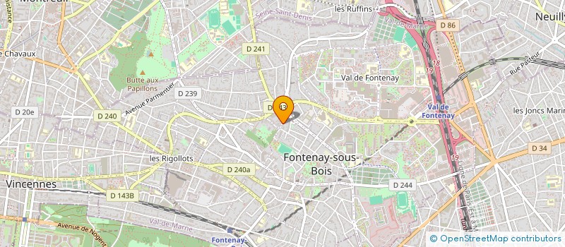 localisation de l'entreprise MADAME SEVERINE DUFRESNE à FONTENAY-SOUS-BOIS