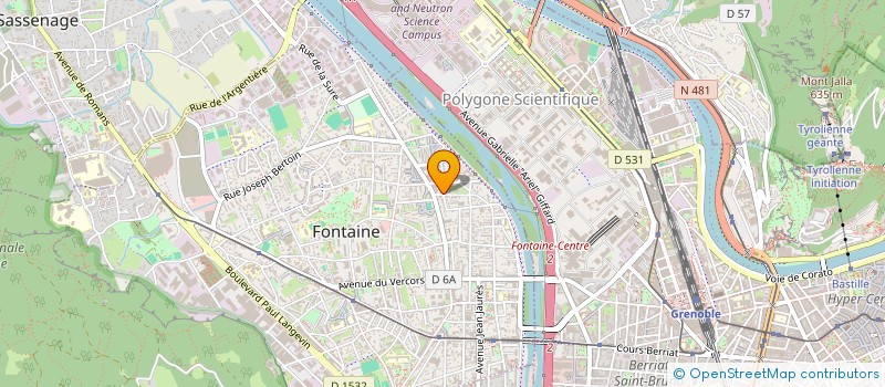 localisation de l'entreprise MADAME SEVERINE DUGRE  FONTAINE