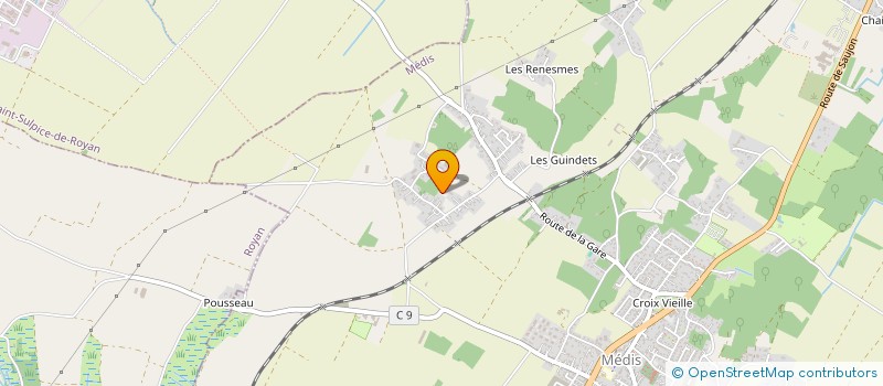 localisation de l'entreprise MADAME SEVERINE DUMASDELAGE  MEDIS