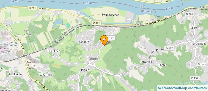 localisation de l'entreprise MADAME SEVERINE DUPRAT  LAHONCE