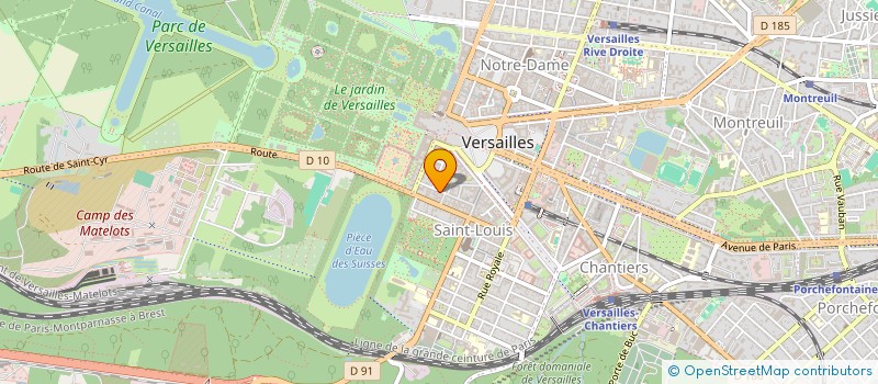 localisation de l'entreprise MADAME SEVERINE EDET à VERSAILLES