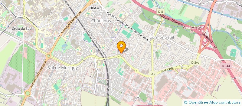 localisation de l'entreprise MADAME SEVERINE EHRET  CORMONTREUIL