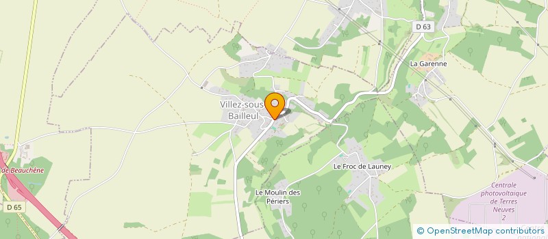 localisation de l'entreprise MADAME SEVERINE EREL  VILLEZ-SOUS-BAILLEUL