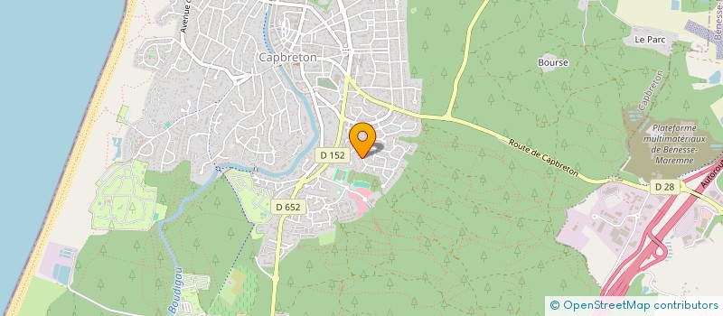 localisation de l'entreprise MADAME SEVERINE ETCHEGARAY  CAPBRETON