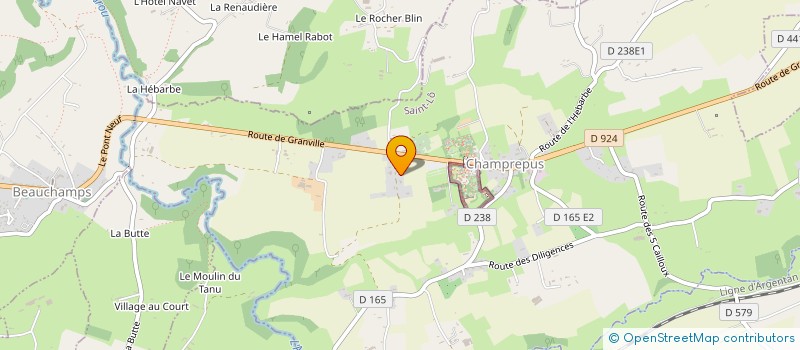 localisation de l'entreprise MADAME SEVERINE EUDES  CHAMPREPUS