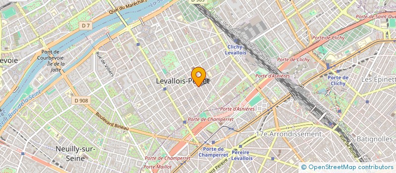 localisation de l'entreprise MADAME SEVERINE EVRARD à LEVALLOIS-PERRET