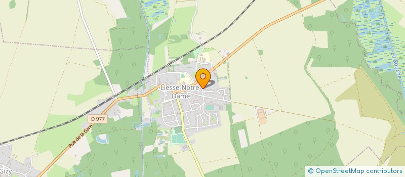 localisation de l'entreprise MADAME SEVERINE EXCOFFIER  LIESSE-NOTRE-DAME