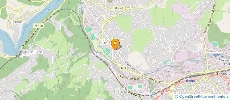 localisation de l'entreprise MADAME SEVERINE EYMARD  UNIEUX