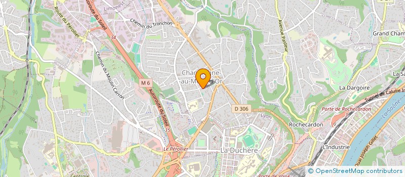 localisation de l'entreprise MADAME SEVERINE EYRAUD  CHAMPAGNE-AU-MONT-D'OR