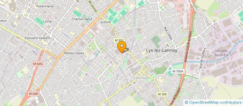 localisation de l'entreprise MADAME SEVERINE FABIENNE DURAND  LYS-LEZ-LANNOY